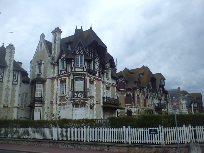 norman style mansions, deauville